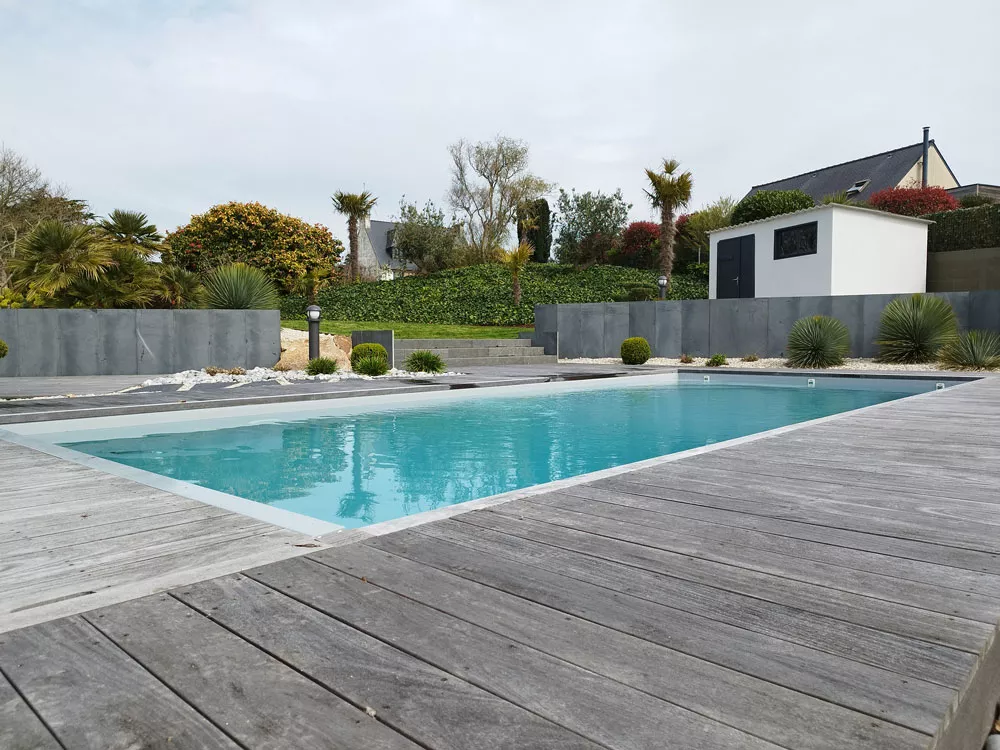 Piscine extérieure 8,00m x 4,00m – Trébeurden (22)